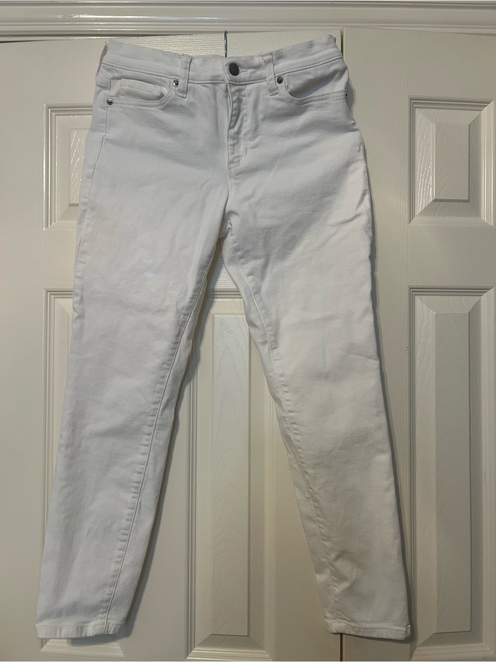 Banana Republic White Skinny Jeans